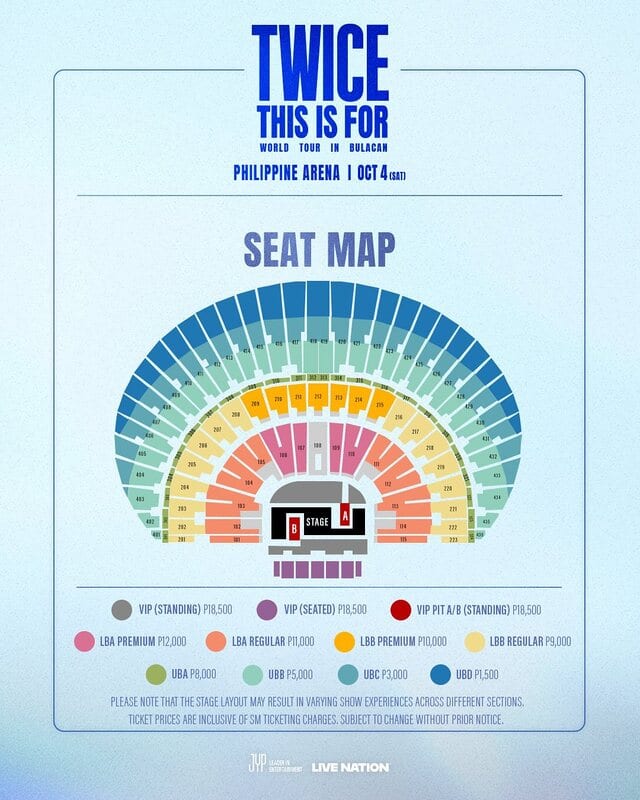 twice in bulacan seat map